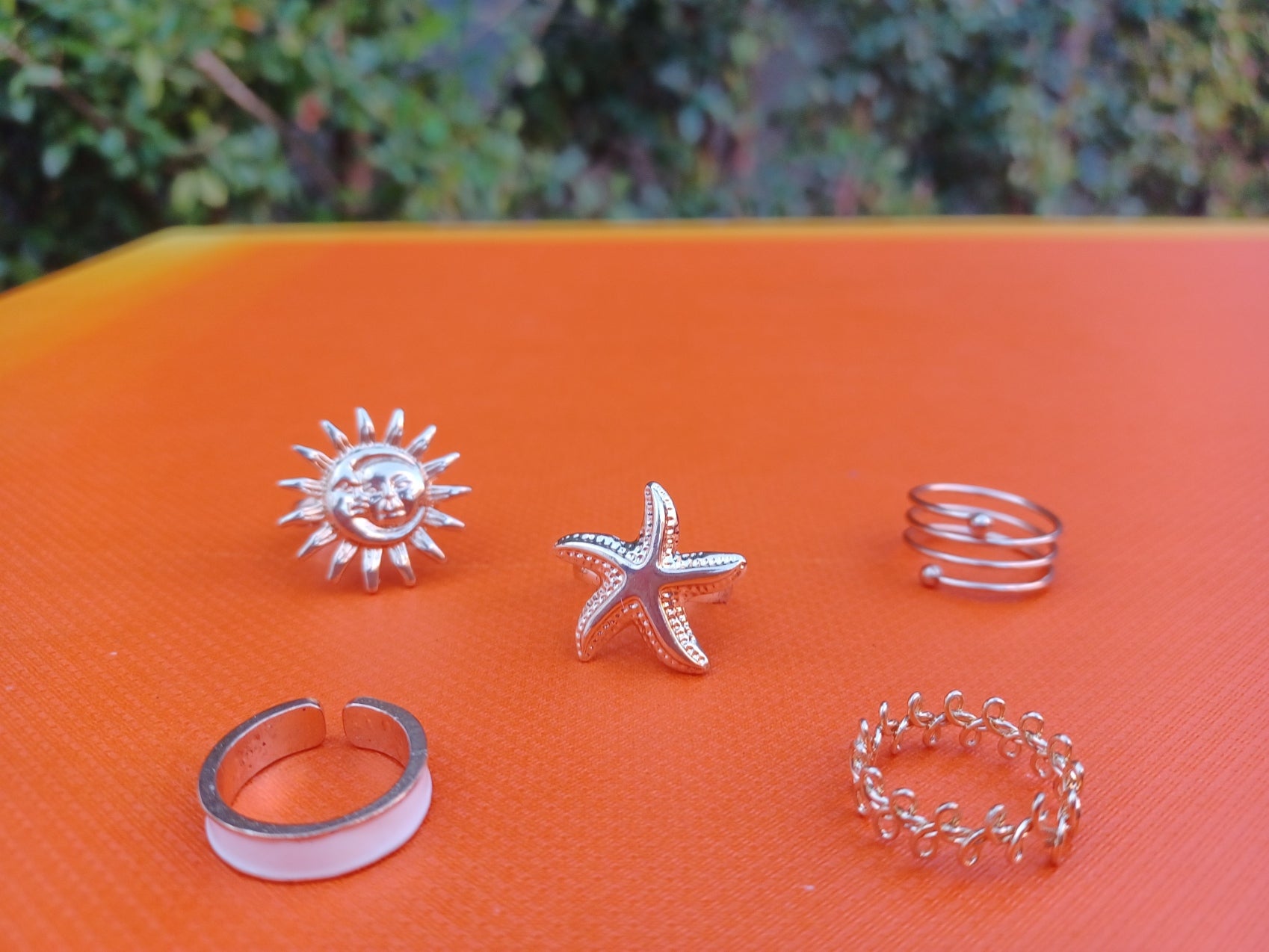 Coleção 'Alma Boho' – Anéis Talismã Ajustáveis | Ouro Solar (432 Hz)