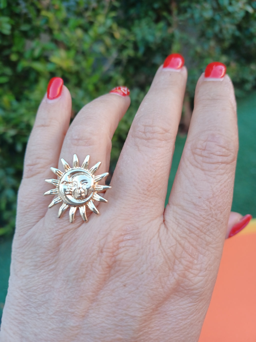 Coleção 'Alma Boho' – Anéis Talismã Ajustáveis | Ouro Solar (432 Hz)