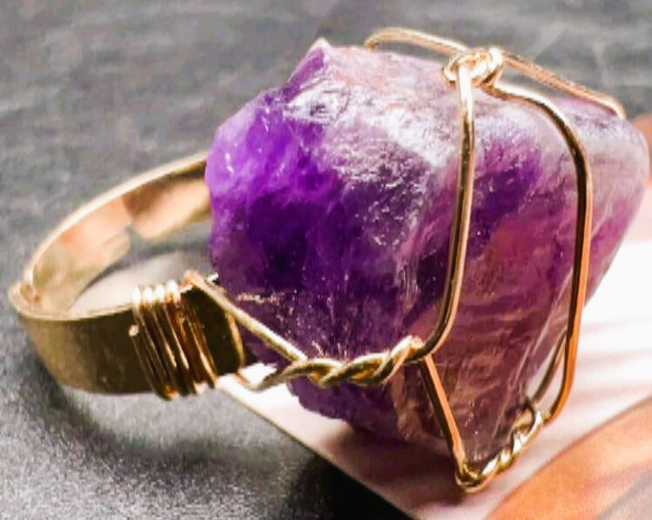 Anel 'Talismã Egrégora de Luz' em Cristal Bruto – Ativação Angélica | 432 Hz