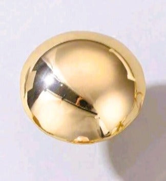 Coleção 'Presença Divina' – Anéis Statement Ajustáveis | Ouro Solar (432 Hz)