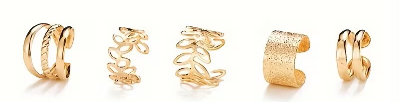 Ear Cuffs 'Sussurros Divinos' (Brincos Sem Furo) – Filtros de Luz e Intuição - 432 Hz