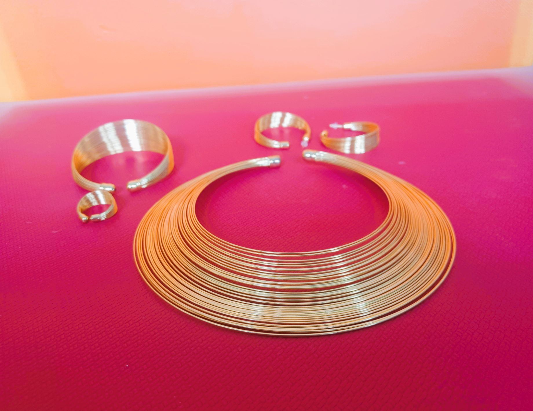 Conjunto Alquímico 'Oráculo de Athena' | Gargantilha, Pulseira, Anel & Brincos