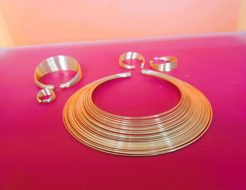Conjunto Alquímico 'Oráculo de Athena' | Gargantilha, Pulseira, Anel & Brincos