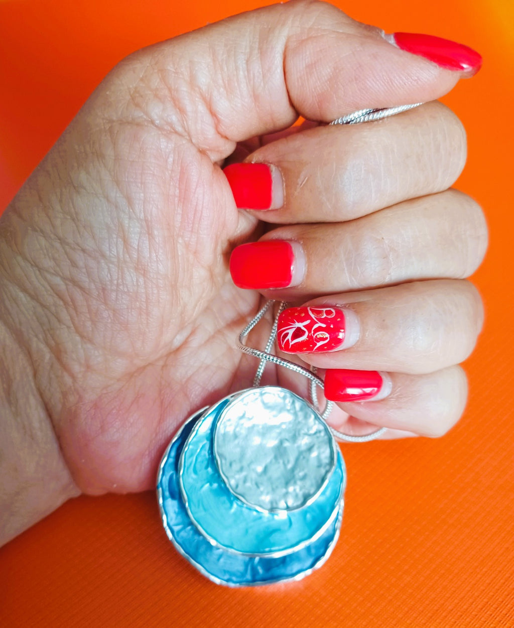 Conjunto Retro Boémio 'Círculos de Evolução' | Colar & Brincos Esmaltados
