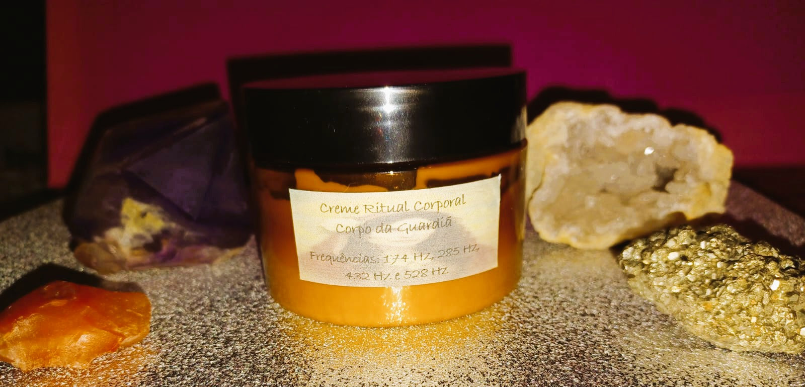 Creme Ritual Corporal 'Corpo da Guardiã' – Firmeza e Honra | Coleção Camélia Renascida (174 a 528 Hz)