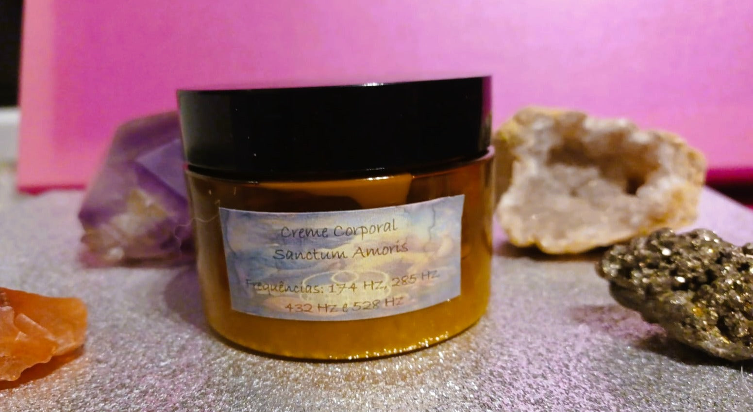 Creme Corporal 'Sanctum Amoris' – O Abraço da Alma | Coleção Solfeggio (174 a 639 Hz)