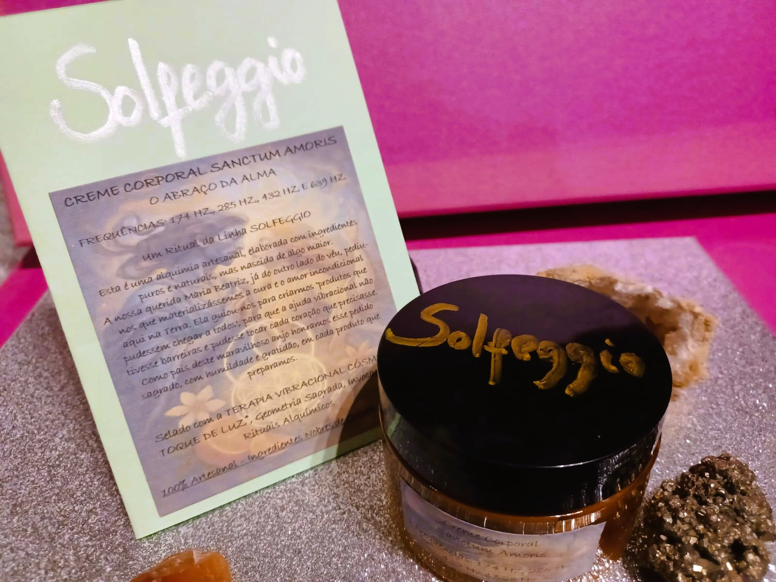 Creme Corporal 'Sanctum Amoris' – O Abraço da Alma | Coleção Solfeggio (174 a 639 Hz)