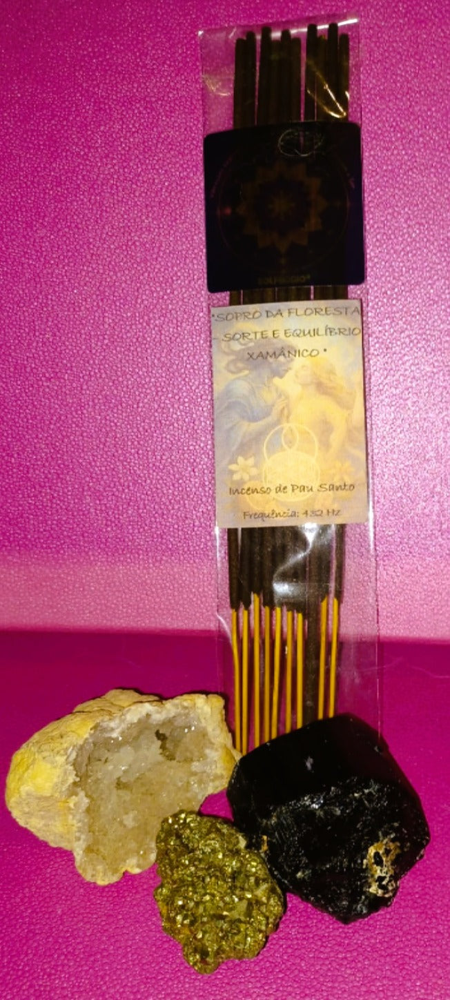Incenso Natural 'Pau Santo' – Conexão e Pureza Dourada | Frequência 432 Hz