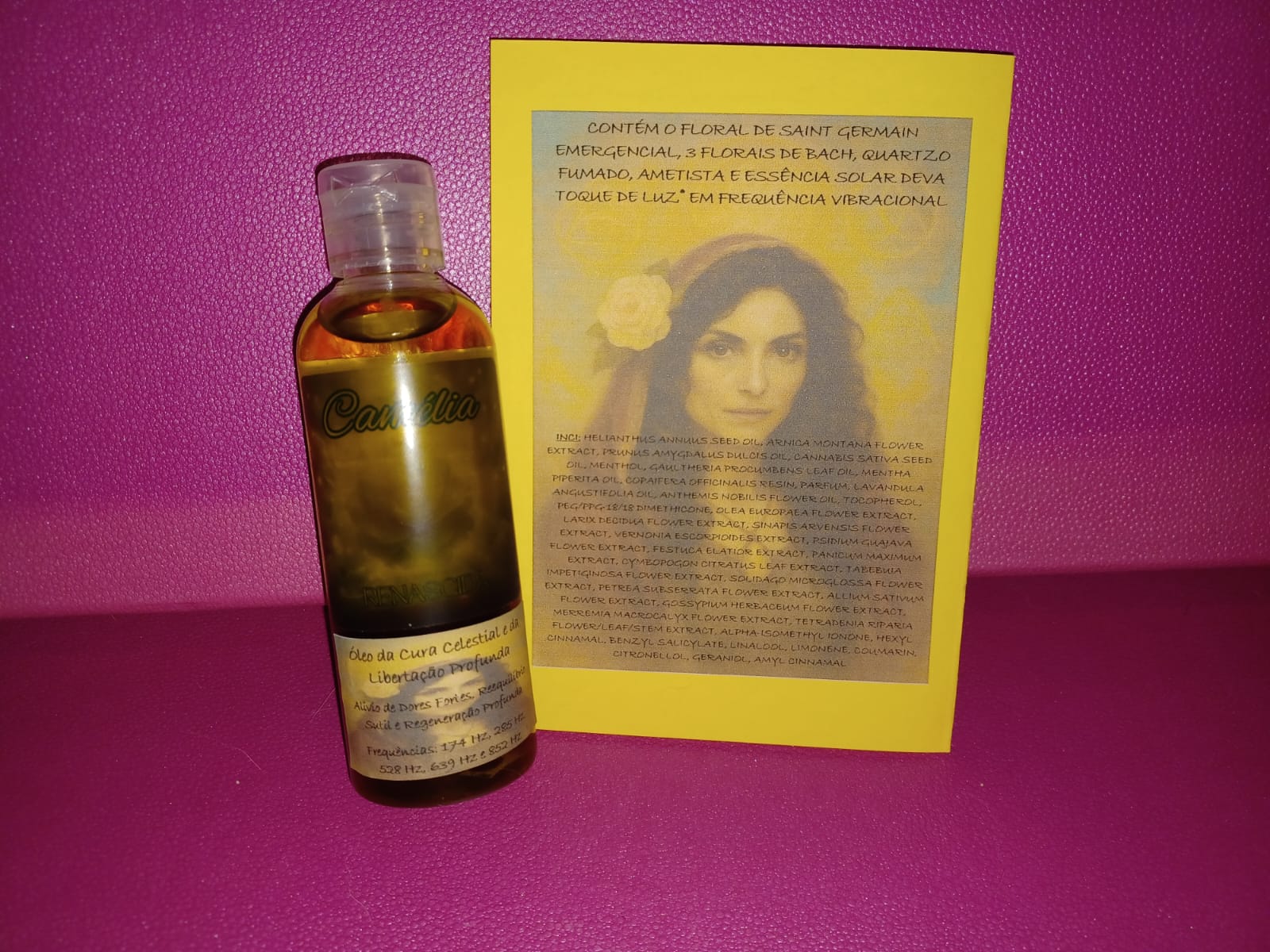 Óleo da Cura Celestial e da Libertação Profunda – Alívio de Dores Fortes (Um Ritual Ancestral da Linha Camélia Renascida)