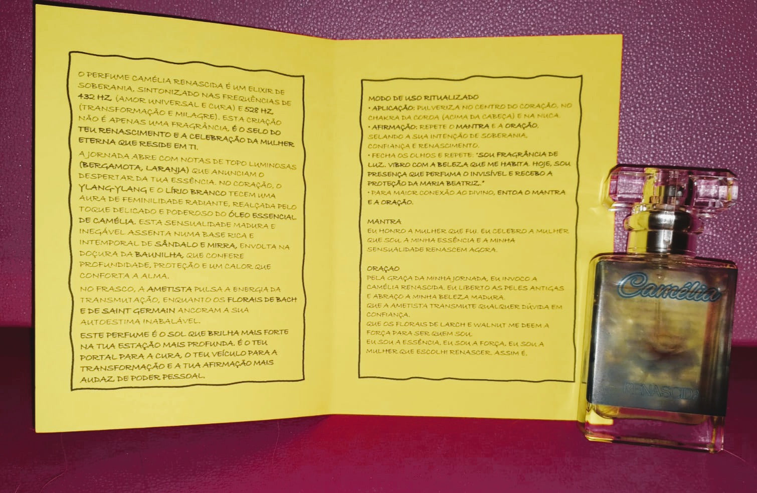Perfume Alquímico Camélia Renascida – Soberania e Poder Pessoal | 30ml