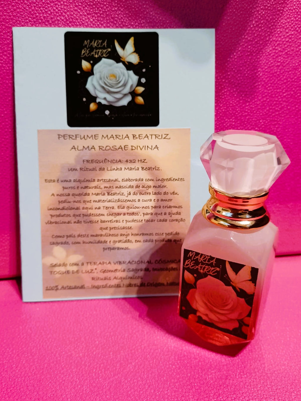Perfume Alquímico Maria Beatriz – Alma Rosae Divina | 30ml