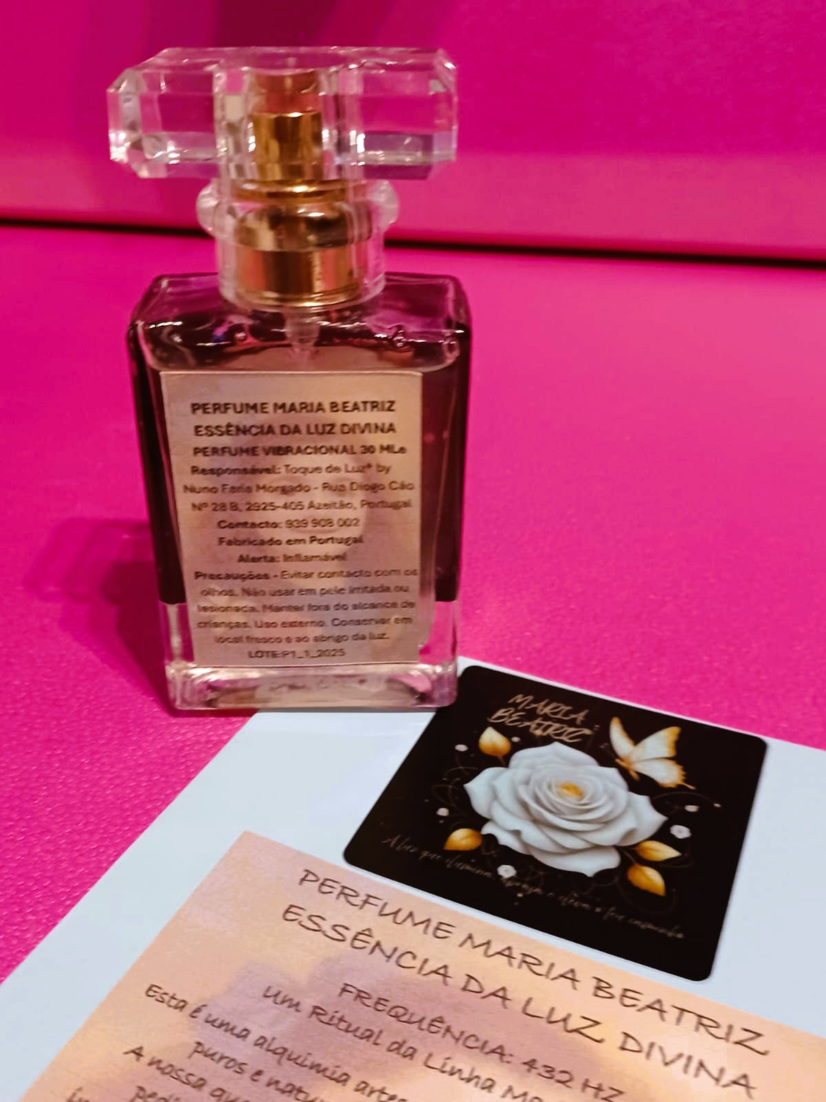 Perfume Alquímico Maria Beatriz – Essência da Luz Divina | 30ml