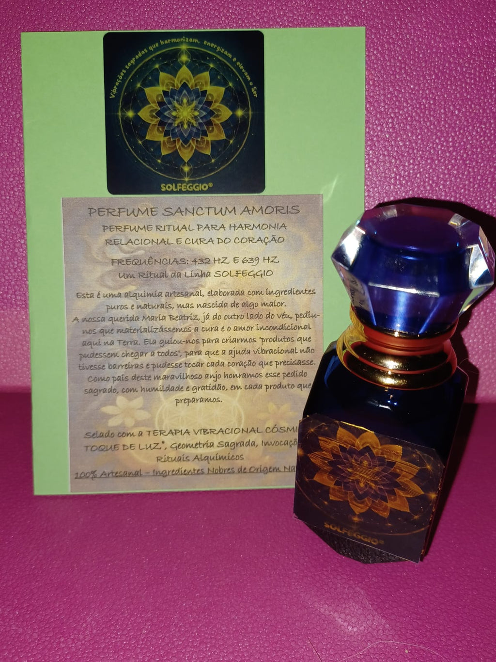 Perfume Vibracional Sanctum Amoris – Harmonia Relacional e Cura do Coração