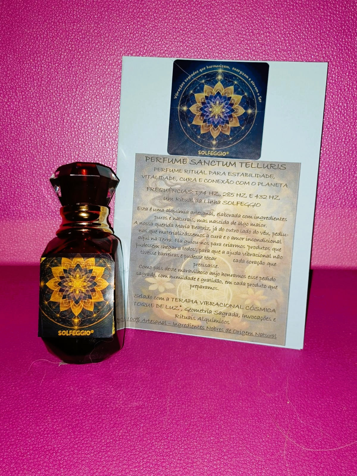 Perfume Alquímico Sanctum Telluris – Enraizamento e Proteção Total | 30ml