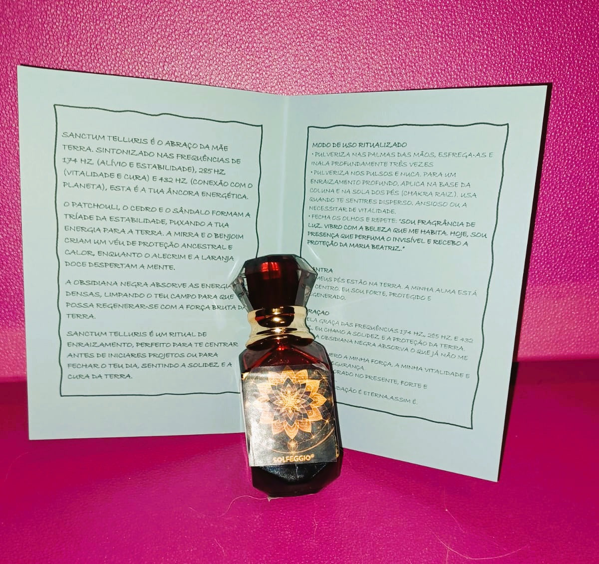 Perfume Alquímico Sanctum Telluris – Enraizamento e Proteção Total | 30ml