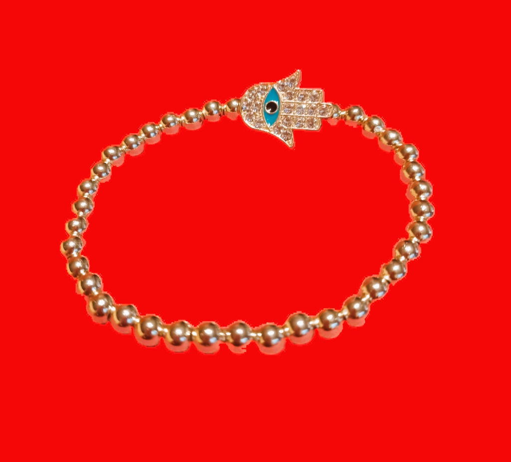 Pulseiras Talismã 'Proteção de Hamsa' | Estilo Boho-Chic (Vendidas à Unidade)