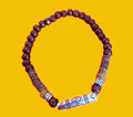 Pulseiras Tribais 'Mãe Terra' | Madeira & Detalhes Geométricos (Vendidas à Unidade)