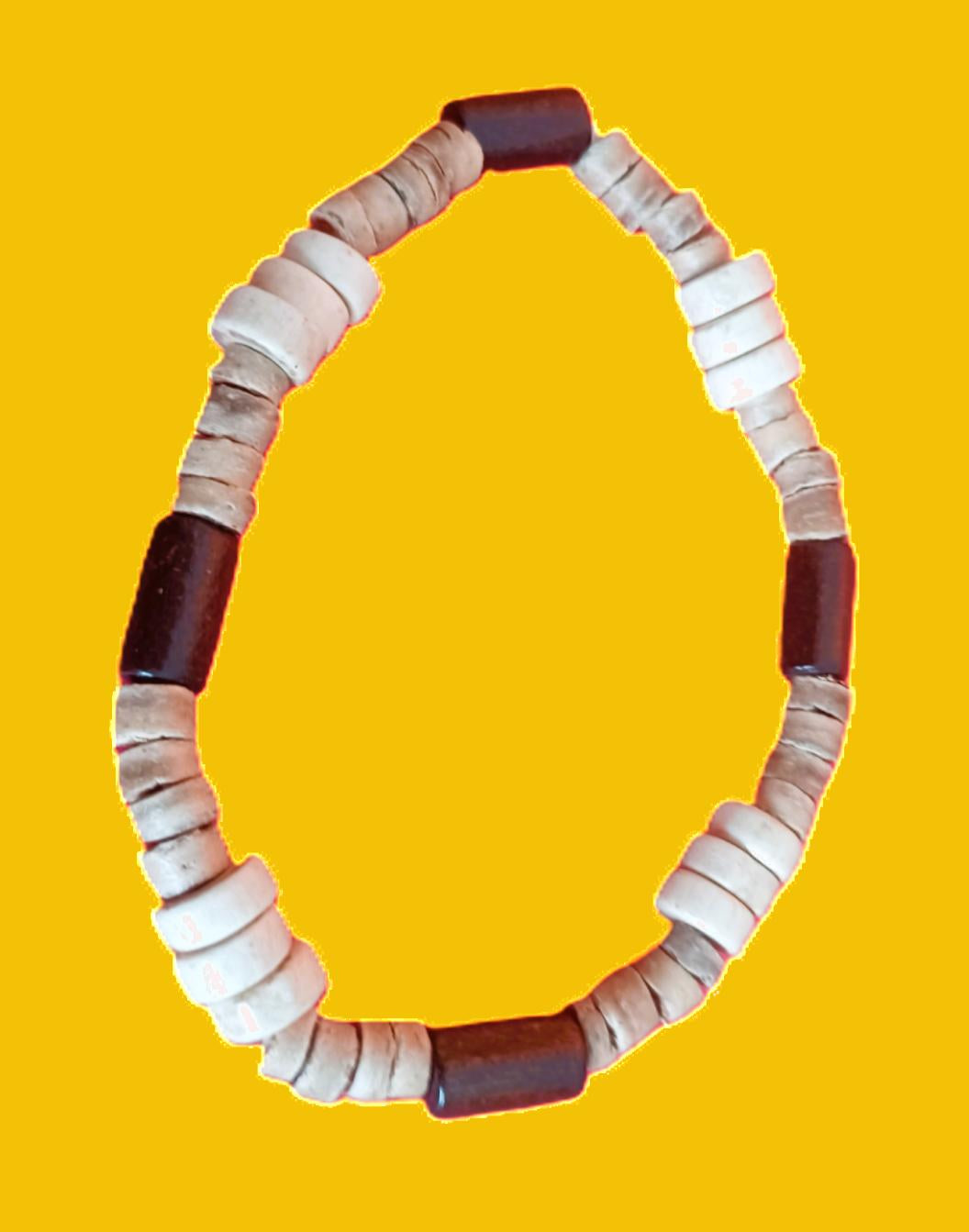 Pulseiras Tribais 'Mãe Terra' | Madeira & Detalhes Geométricos (Vendidas à Unidade)