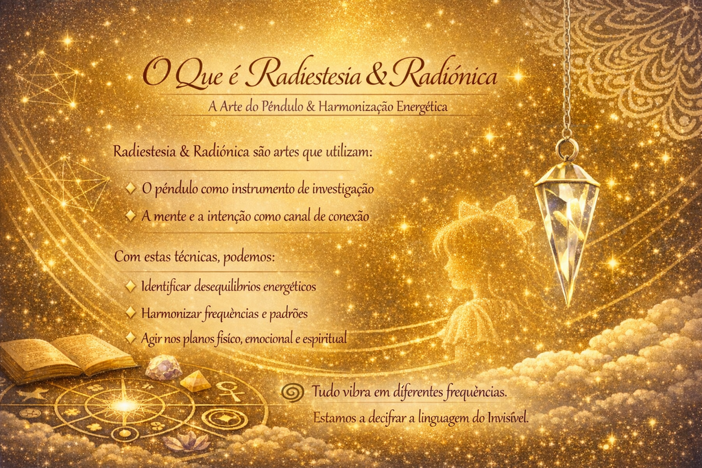 Formação 'Radiestesia & Radiónica' – A Arte do Pêndulo e Harmonização Energética