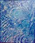 Tela Vibracional (50x60 cm) 'Portal do Vórtice Cósmico' – Purificação e Fluxo | Oráculos de Luz (741 Hz)