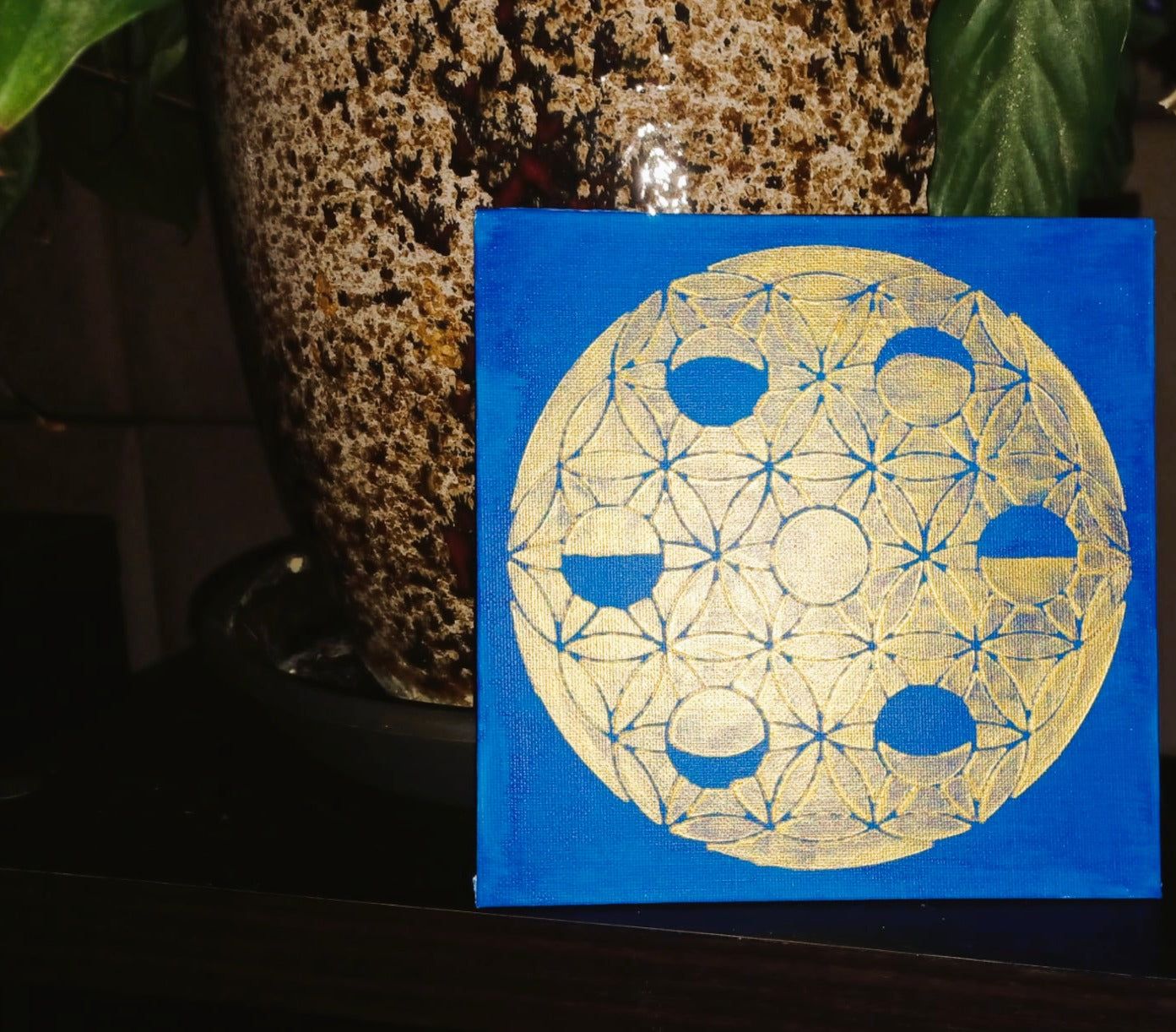 Mini Tela Vibracional 'Portal dos Ciclos Cósmicos' – Sol e Fases Lunares | Oráculos de Luz (639 Hz)