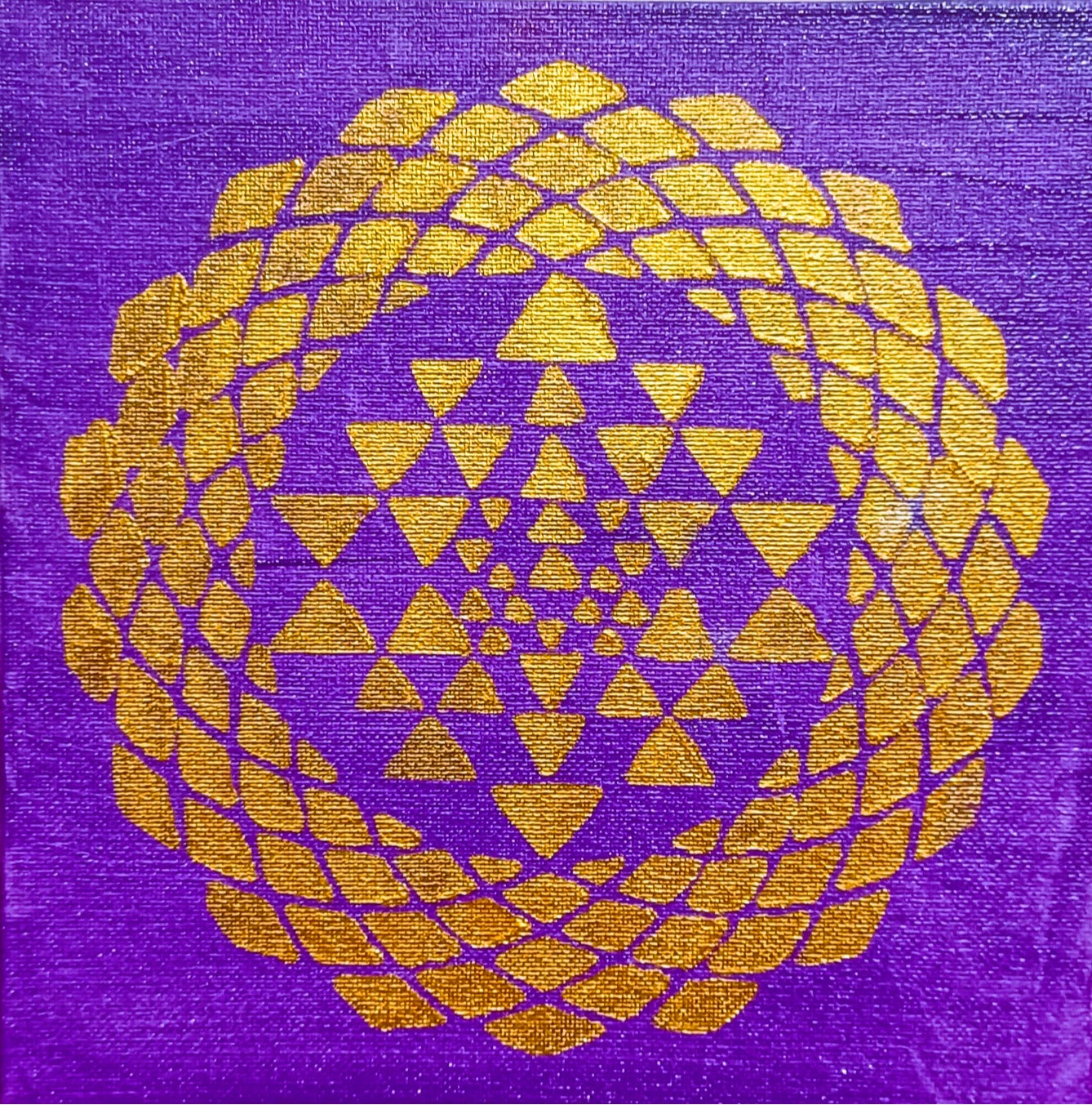 Mini Tela Vibracional 'Portal Sri Yantra' – Alquimia Divina | Oráculos de Luz (963 Hz)