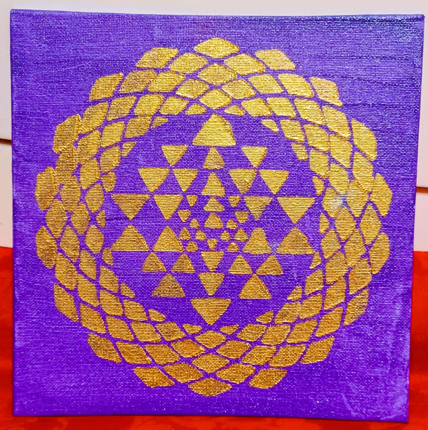 Mini Tela Vibracional 'Portal Sri Yantra' – Alquimia Divina | Oráculos de Luz (963 Hz)