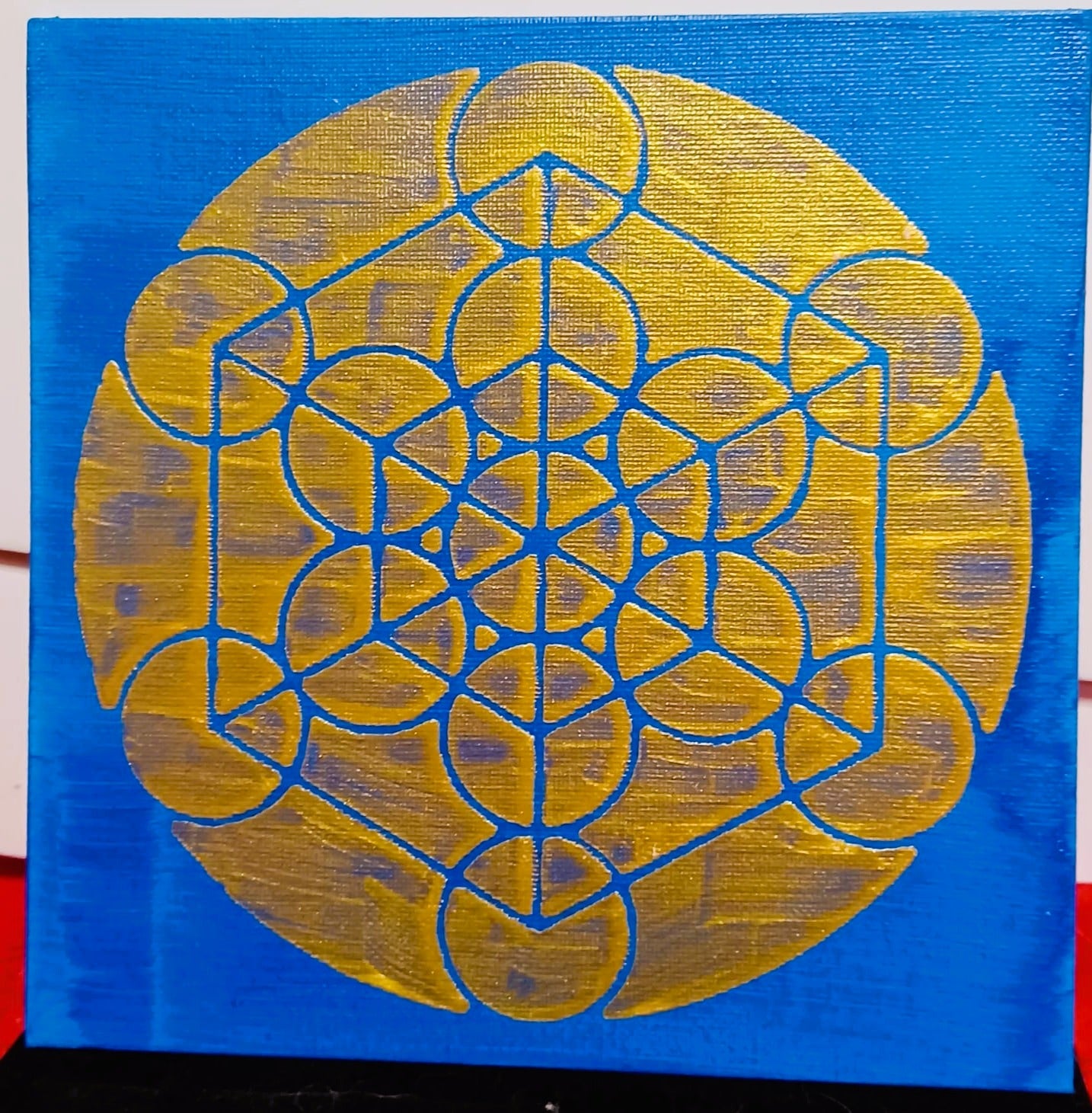 Mini Tela Vibracional 'Portal do Cubo de Metatron' – Ordem e Proteção | Oráculos de Luz (852 Hz)
