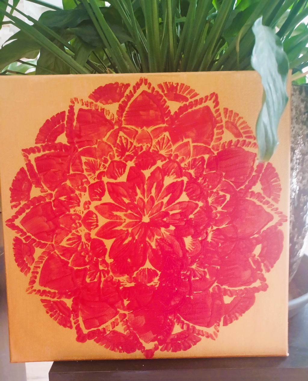 Tela Vibracional (30x30 cm) 'Portal da Estrela da Conclusão' – Ordem Perfeita | Oráculos de Luz (528 Hz)