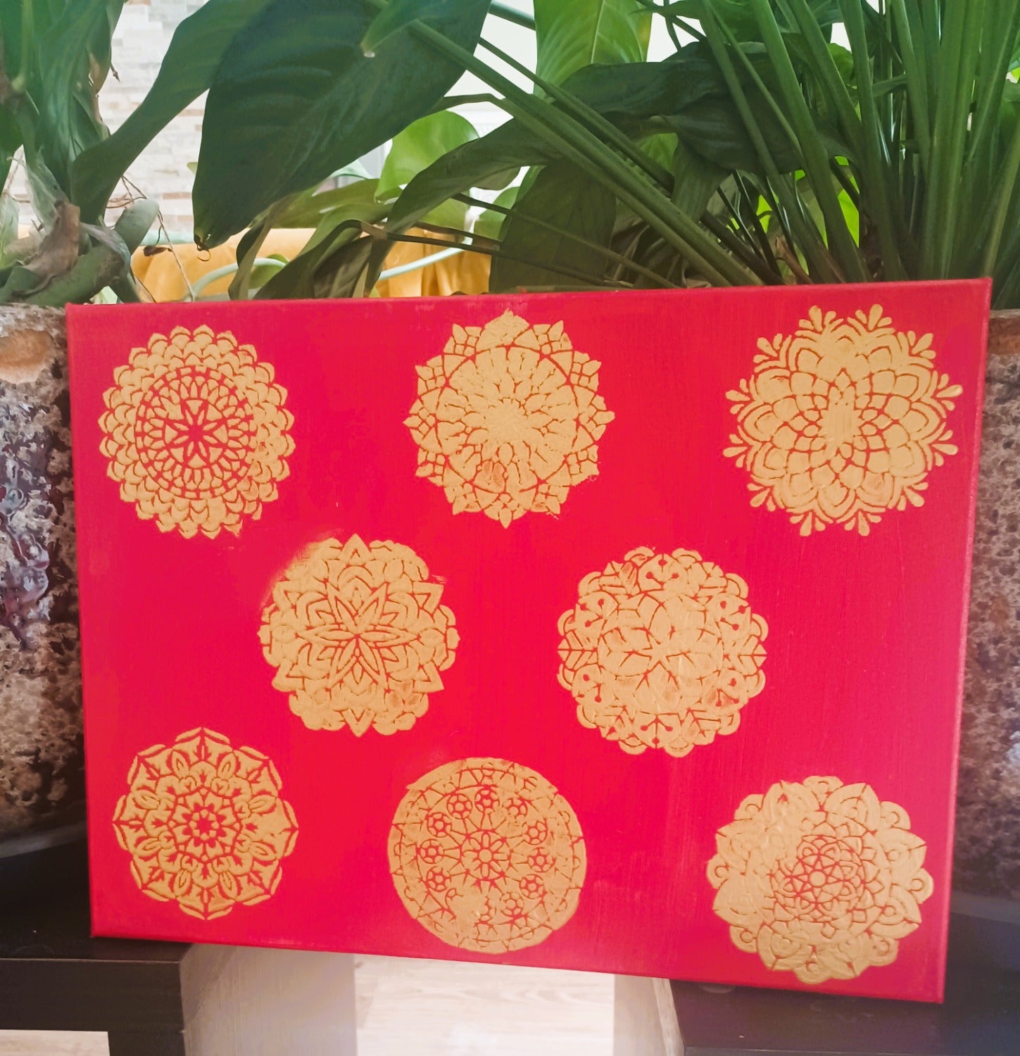 Tela Vibracional (30x40 cm) 'Portal da Oitava Sagrada' – Abundância e Infinito | Oráculos de Luz (396 Hz)