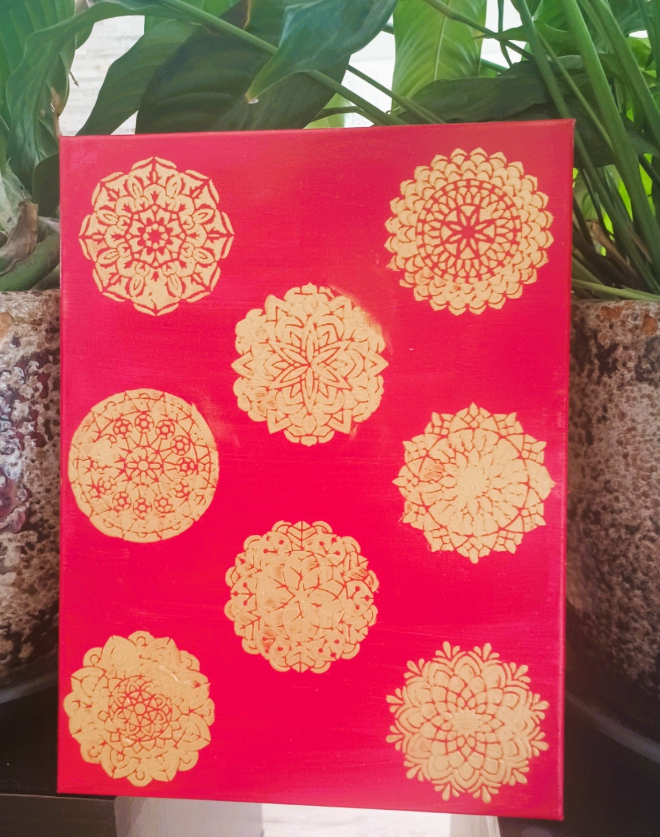 Tela Vibracional (30x40 cm) 'Portal da Oitava Sagrada' – Abundância e Infinito | Oráculos de Luz (396 Hz)
