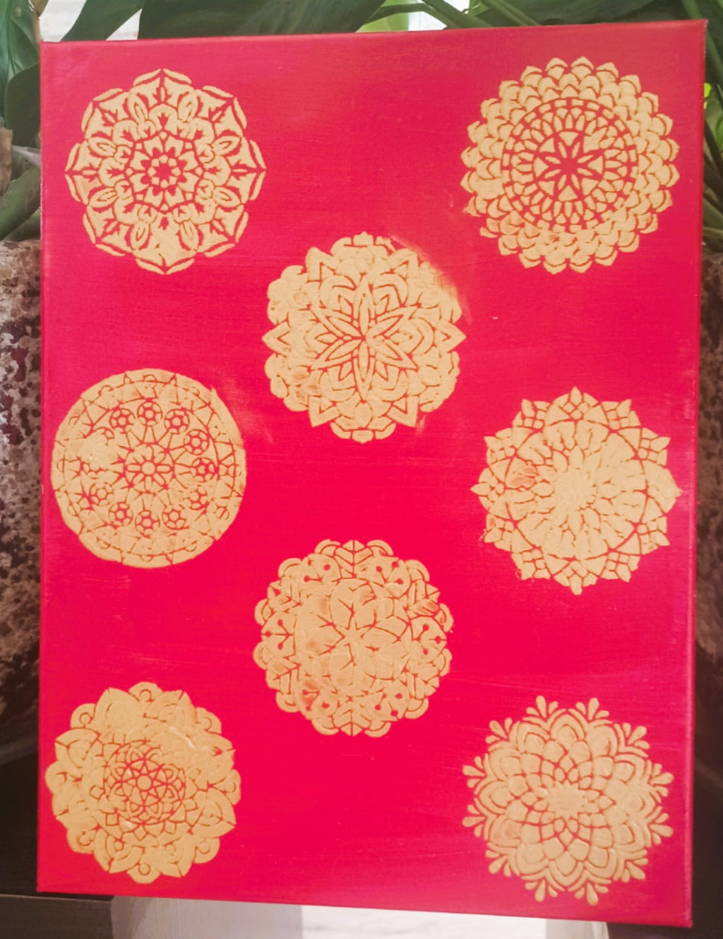 Tela Vibracional (30x40 cm) 'Portal da Oitava Sagrada' – Abundância e Infinito | Oráculos de Luz (396 Hz)