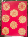 Tela Vibracional (30x40 cm) 'Portal da Oitava Sagrada' – Abundância e Infinito | Oráculos de Luz (396 Hz)