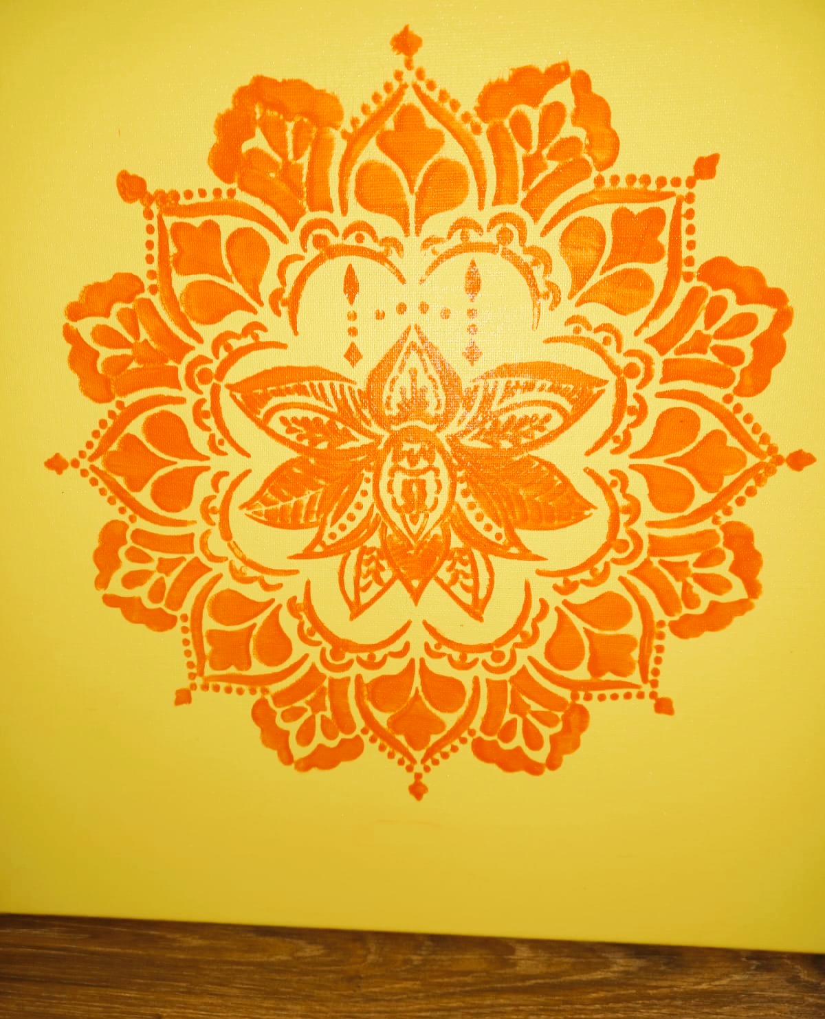 Tela Vibracional (40x40 cm) 'Portal da Semente Solar' – Poder Pessoal e Sucesso | Oráculos de Luz (528 Hz)
