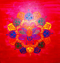 Tela Vibracional (40x40 cm) 'Portal do Lótus Alquímico' – Alinhamento de Chakras | Oráculos de Luz (432 Hz)