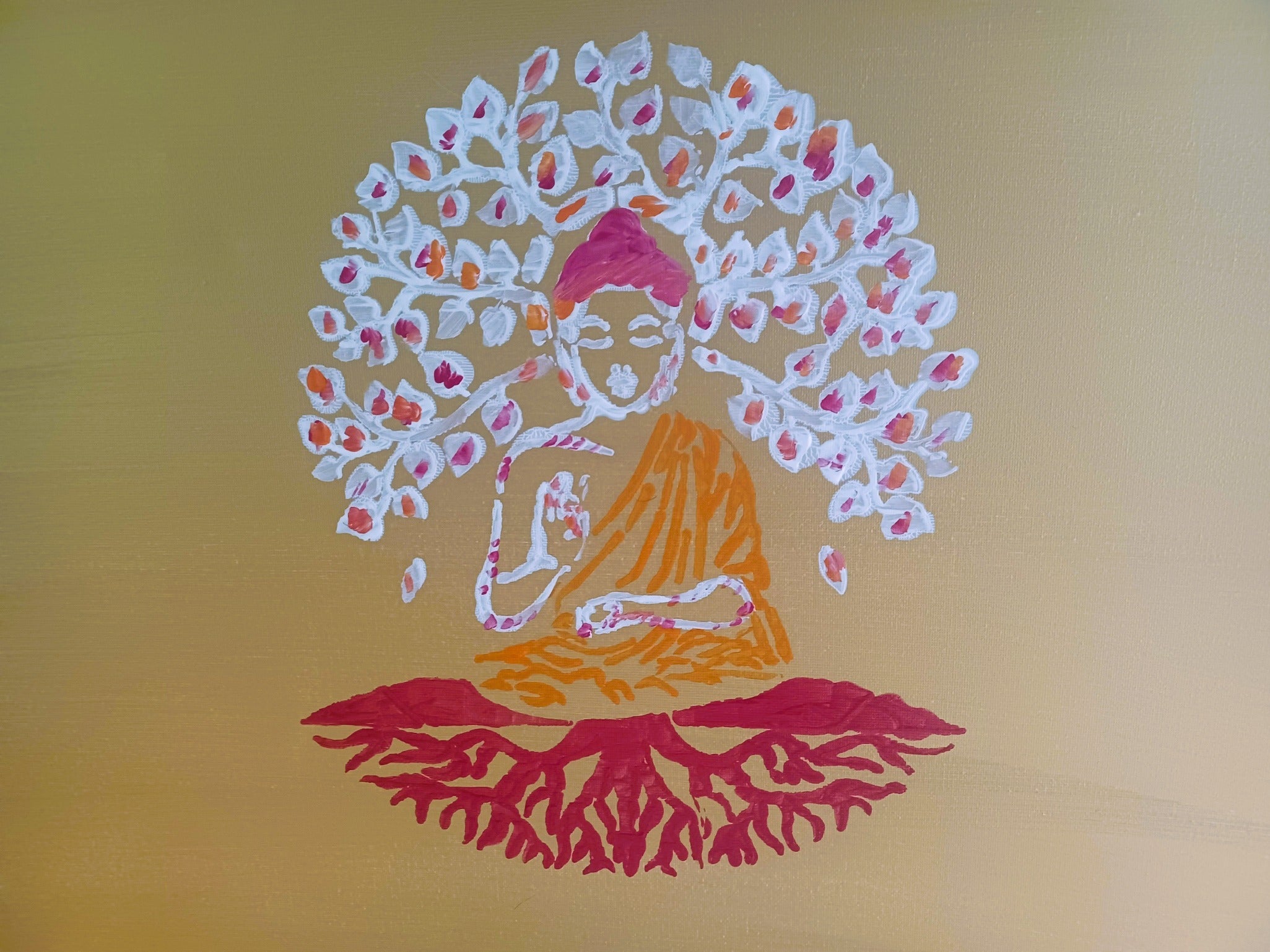 Tela Vibracional (60x60 cm) 'Portal do Despertar Vibrante' – Vitalidade e Abundância | Oráculos de Luz (432 Hz)