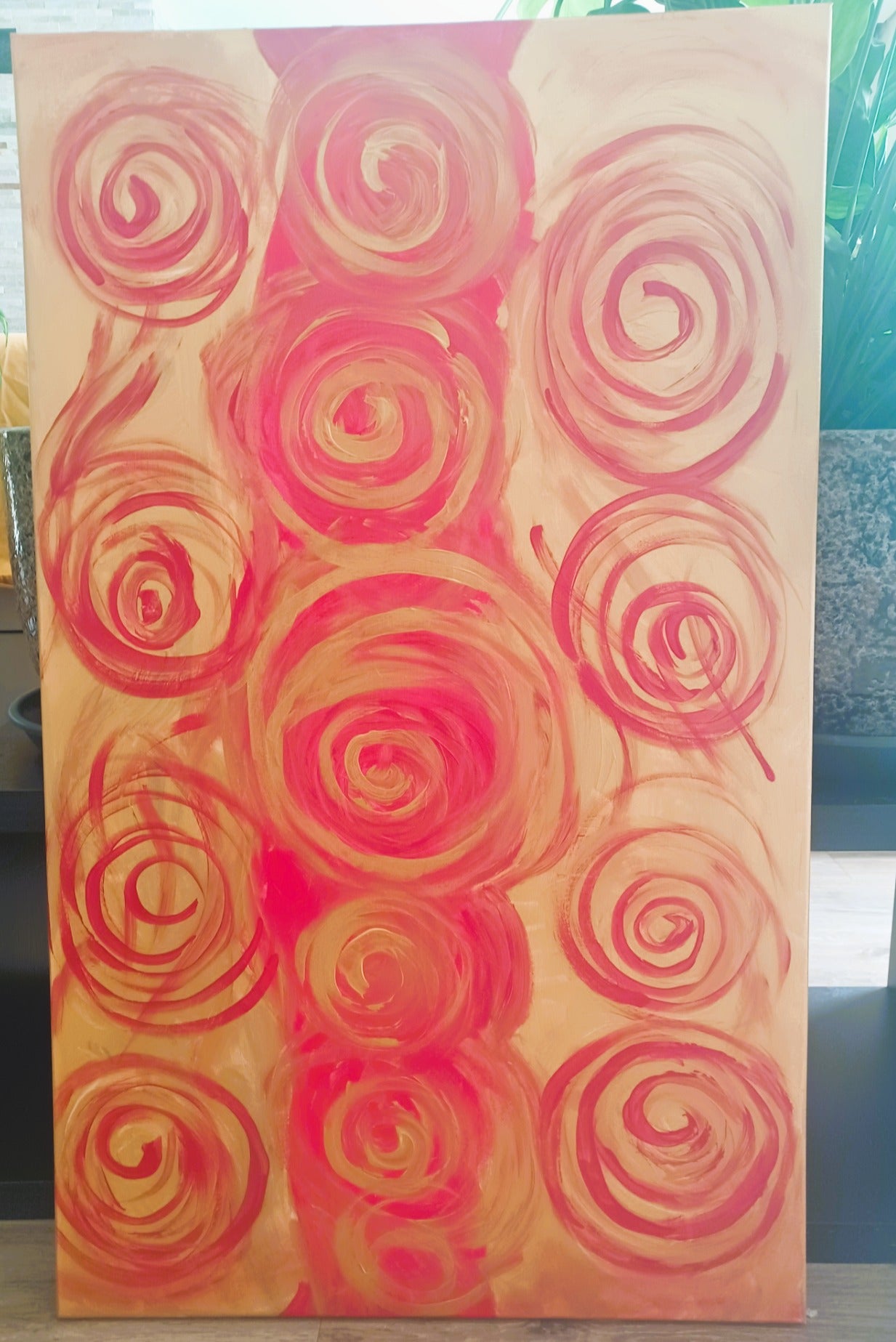 Tela Vibracional (60x100 cm) 'Portal da Abundância Infinita' – Multi-Manifestação | Oráculos de Luz (528 Hz)